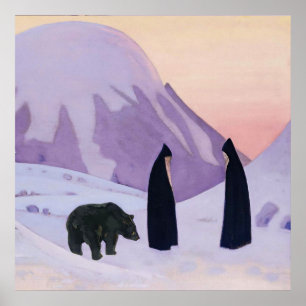 “And We Do Not Fear” by Nicholas Roerich ポスター