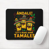 Ándale Let’s Make Some Tamales Mexican Christmas T マウスパッド (マウス)