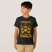 Ándale Let’s Make Some Tamales Mexican Christmas T Tシャツ (正面フル)