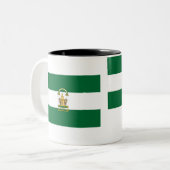 Andalucíaの旗 ツートーンマグカップ (正面左)