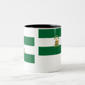 Andalucíaの旗 ツートーンマグカップ (中央)