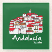 Andalucia 2 ガラスコースター (正面)
