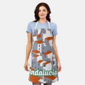 Andalucia 3 エプロン (着用した状態)