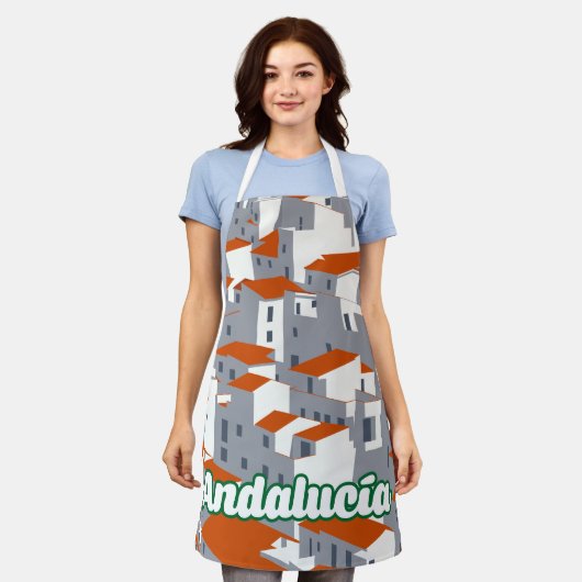Andalucia 3 エプロン (着用した状態)