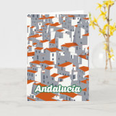 Andalucia 3 カード (黄色い花)