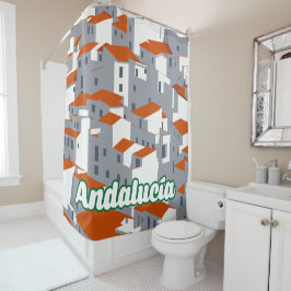 Andalucia 3 シャワーカーテン