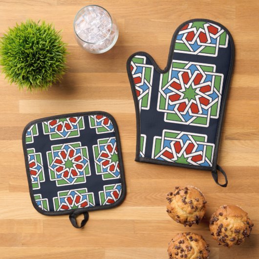 Andalucia 4 鍋つかみ&鍋敷きセット (トップダウン)