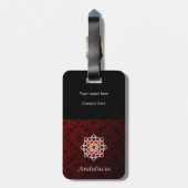 Andalucía arte de azulejo marroquí en ラゲッジタグ (裏面縦)