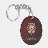Andalucía arte de azulejo y cerámica marroquí en キーホルダー (正面左)