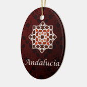 Andalucía arte de azulejo y cerámica marroquí en セラミックオーナメント (左)
