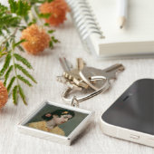 Andalucianの女性1898年 キーホルダー (側面)