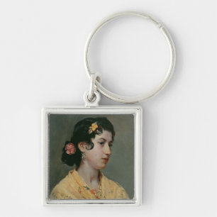 Andalucianの女性1898年 キーホルダー
