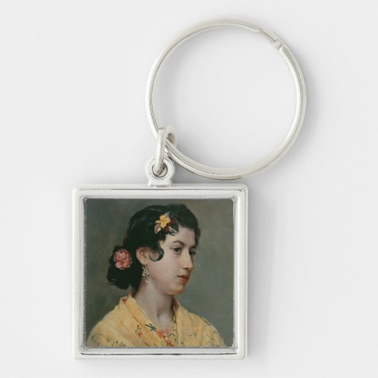 Andalucianの女性1898年 キーホルダー (正面)