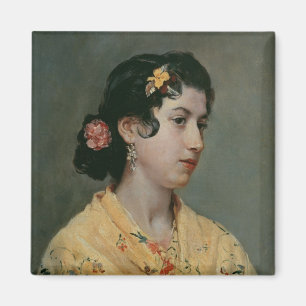 Andalucianの女性1898年 マグネット