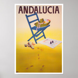 Andalusiaスペインのヴィンテージ旅行ポスター ポスター
