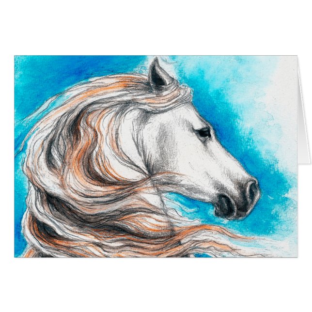 Andalusian種馬の馬 (正面横)