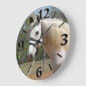 ANDALUSIAN馬頭部MORISCO ラージ壁時計 (傾斜)