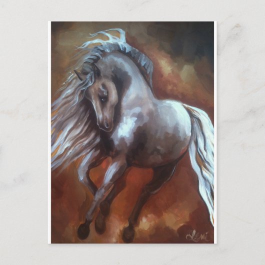 Andalusian Horse by Leni Tarleton ポストカード (正面)