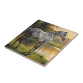 Andalusian Stallion by the Lake タイル (側面)
