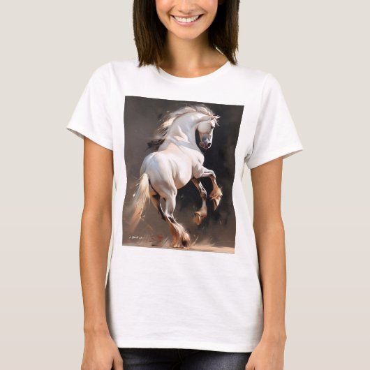 Andalusian Stallion  Tシャツ (正面)