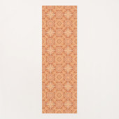 Andalusian Star Pattern in Peach and Terracotta ヨガマット (正面)