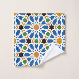 Andalusian Tiles 10 (Real Alcazar, Seville) ウォッシュタオル