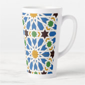 Andalusian Tiles 10 (Real Alcazar, Seville) カフェラテマグ (右)