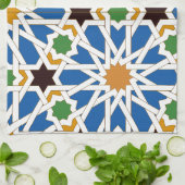 Andalusian Tiles 10 (Real Alcazar, Seville) キッチンタオル (折り畳み)