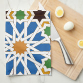 Andalusian Tiles 10 (Real Alcazar, Seville) キッチンタオル (四つ折り)