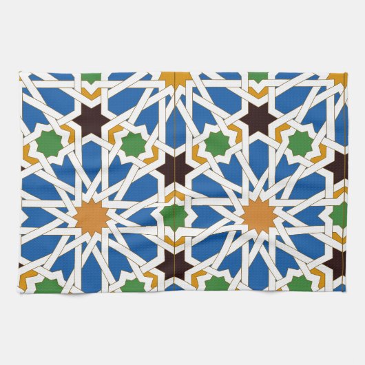 Andalusian Tiles 10 (Real Alcazar, Seville) キッチンタオル (横)