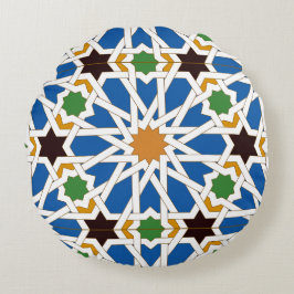Andalusian Tiles 10 (Real Alcazar, Seville) ラウンドクッション
