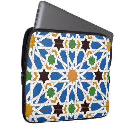 Andalusian Tiles 10 (Real Alcazar, Seville) ラップトップスリーブ