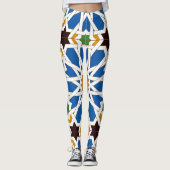 Andalusian Tiles 10 (Real Alcazar, Seville) レギンス (正面)