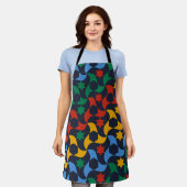 Andalusian Tiles 12 (Alhambra Palace, Granada) エプロン (着用した状態)