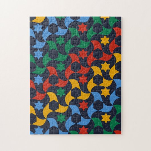 Andalusian Tiles 12 (Alhambra Palace, Granada) ジグソーパズル (縦)