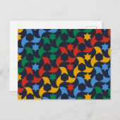 Andalusian Tiles 12 (Alhambra Palace, Granada) ポストカード (正面/裏面)