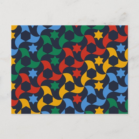 Andalusian Tiles 12 (Alhambra Palace, Granada) ポストカード (正面)