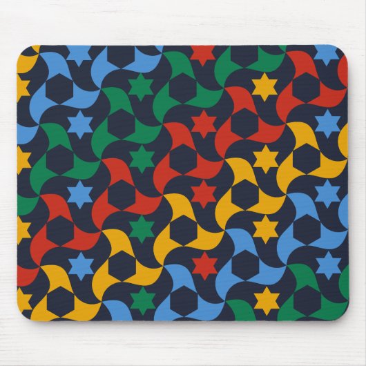 Andalusian Tiles 12 (Alhambra Palace, Granada) マウスパッド (正面)