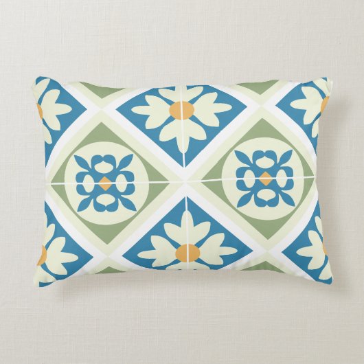 Andalusian Tiles 13 アクセントクッション (正面)