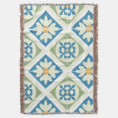 Andalusian Tiles 13 スローブランケット (正面縦)