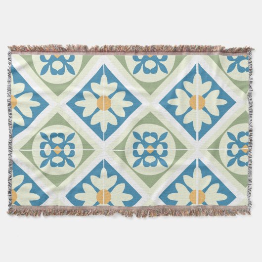 Andalusian Tiles 13 スローブランケット (正面)
