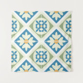 Andalusian Tiles 13 タペストリー (正面(横))