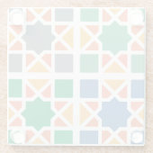 Andalusian Tiles 4 ガラスコースター (裏面)