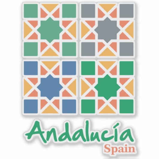 Andalusian Tiles 4 シール (正面)