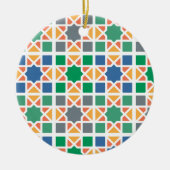 Andalusian Tiles 4 セラミックオーナメント (正面)
