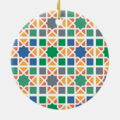 Andalusian Tiles 4 セラミックオーナメント (裏面)