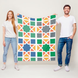 Andalusian Tiles 4 フリースブランケット