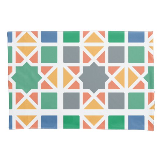 Andalusian Tiles 4 枕カバー (正面)