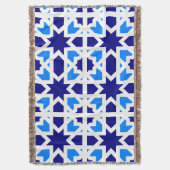 Andalusian Tiles 6 スローブランケット (正面縦)