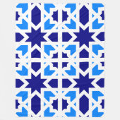 Andalusian Tiles 6 フリースブランケット (正面)